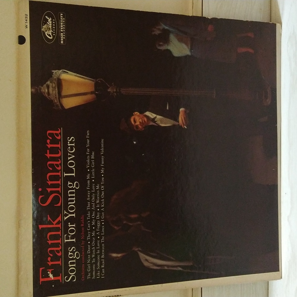 Vintage RARE 1954 Frank Sinatra "Songs For Young Lovers" Vinyl W-1432